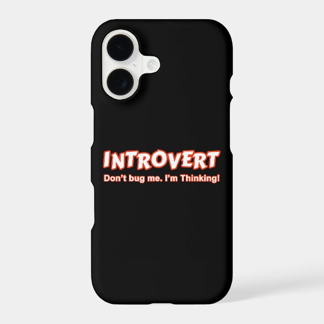 Introvert - Don't Bug Me I'm Thinking (Back)