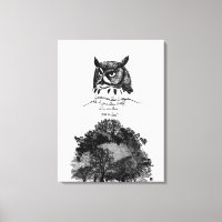 Introvert Empath Owl wisdom illustrated ink quote