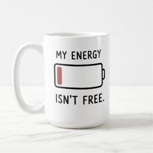 Introvert Energy Metre Mug for Socially Exhausted 