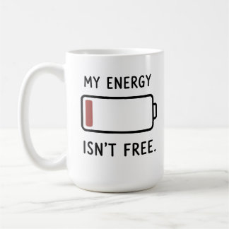 Introvert Energy Metre Mug for Socially Exhausted