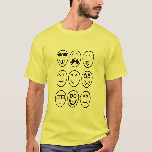 introvert, extrovert, cool funny mood shirt design (Front)