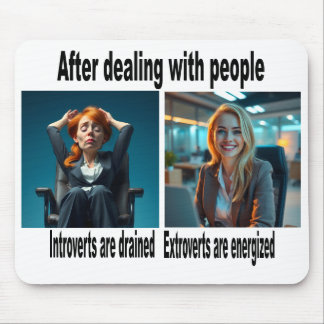 Introvert/Extrovert Mouse pad