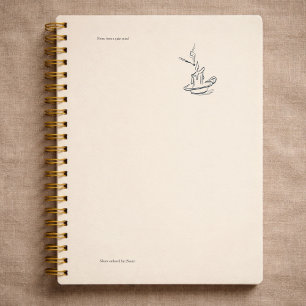 Introvert Gift Minimalist Line Art Planner Notebook