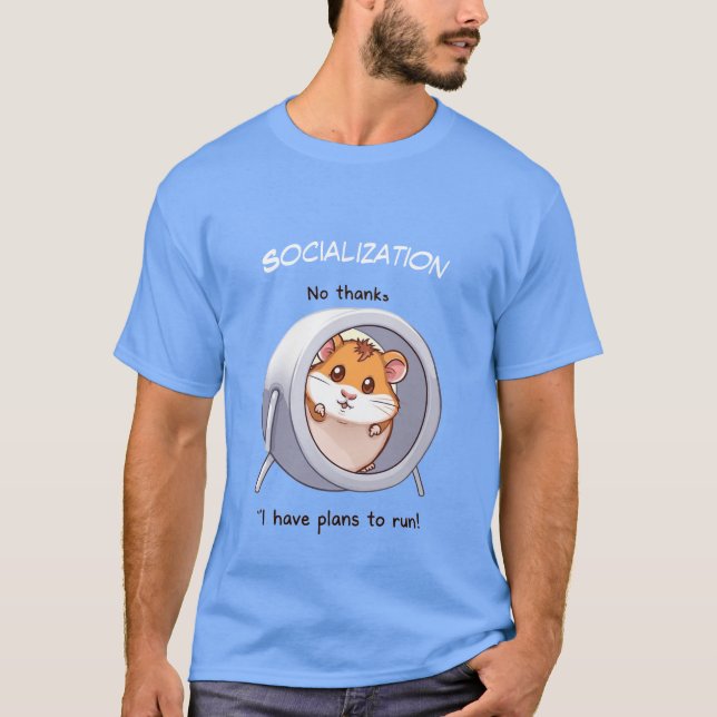 introvert hamster T-Shirt (Front)