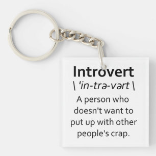 Introvert Key Ring