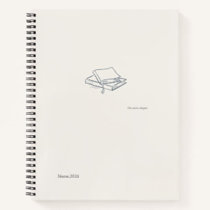 Introvert Literary Aesthetic/ Spiral Notebook