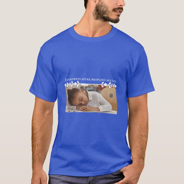 Introvert Meme Dark T-shirt (Front)