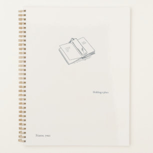 Introvert Minimalist Black and White Art Planner