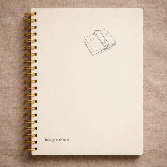 Introvert Minimalist Line Art Literary Gift Planner (Creator Uploaded)