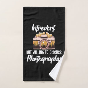 Introvert Photography Hand Towel