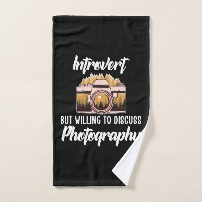 Introvert Photography Hand Towel (Hand Towel)