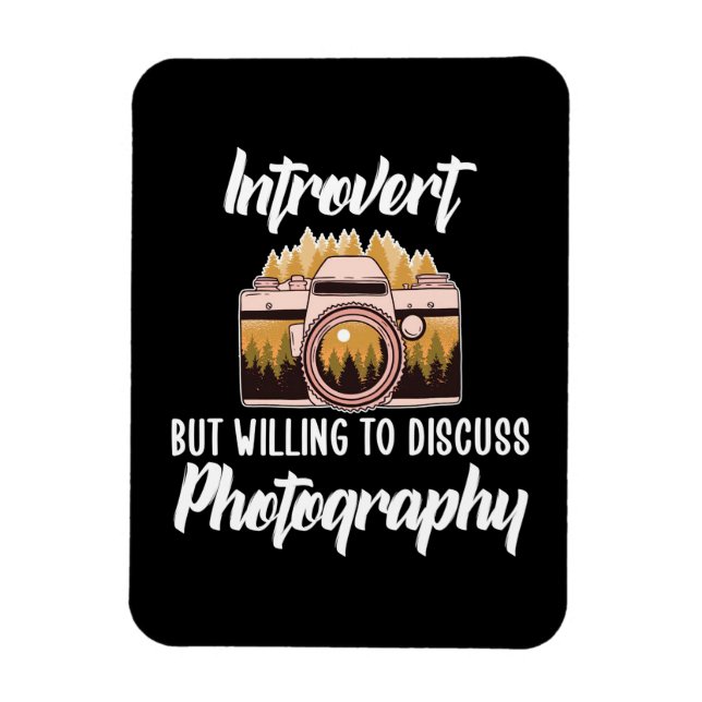 Introvert Photography Magnet (Vertical)