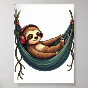 Introvert Sloth Noise Cancelling Headphones - Feed Poster