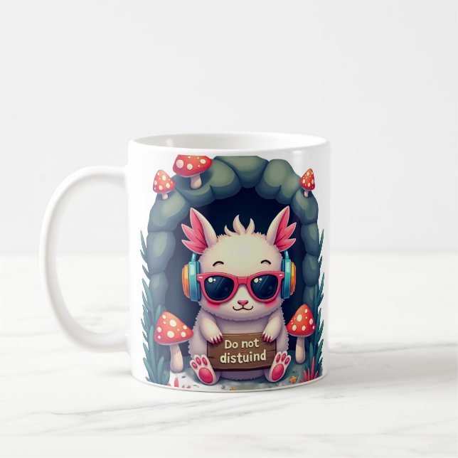 Introvert Social Battery Empty Noise Cancelling He Coffee Mug (Left)