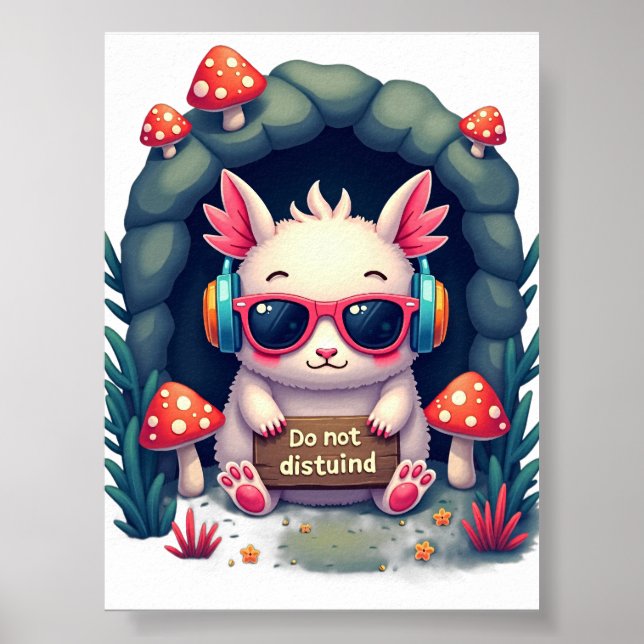 Introvert Social Battery Empty Noise Cancelling He Poster (Front)
