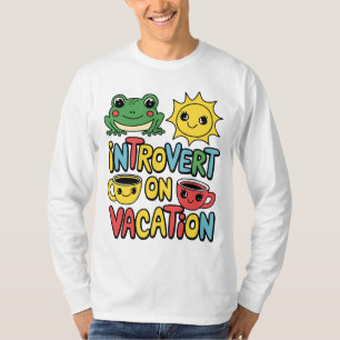 Introvert Vacation Mode Men's Short Sleeve T-Shirt