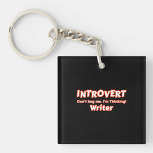 Introvert Writer Key Ring