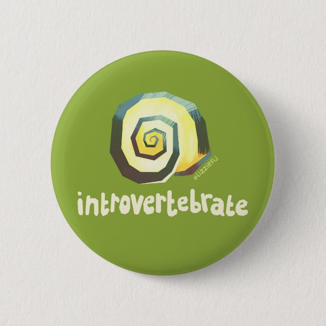 Introvertebrate snail badge (Front)