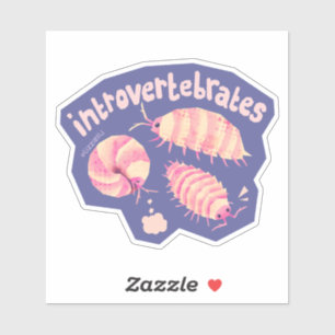 Introvertebrates isopods - medium sticker