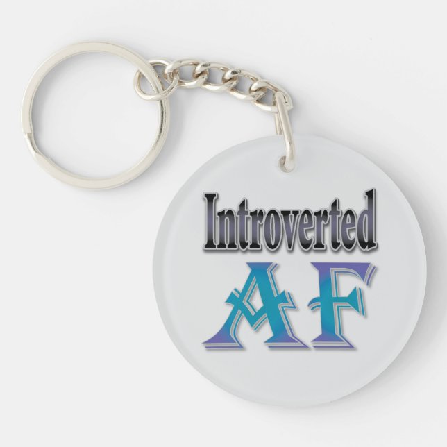 Introverted AF Key Ring (Front)