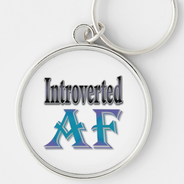 Introverted AF Key Ring (Front)