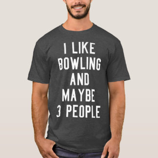 Introverted Bowling Lover Vintage T T-Shirt