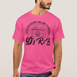 Introverted But Willing To Discuss 90S Rb Funny Rn T-Shirt