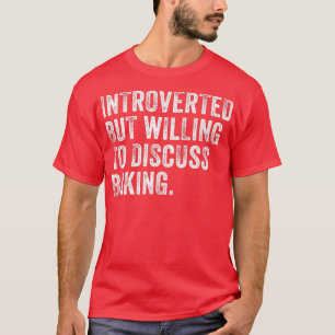 Introverted But Willing To Discuss Baking Bakery V T-Shirt