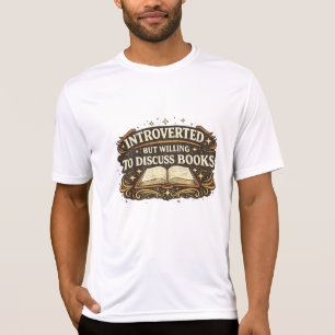 Introverted but Willing to Discuss Books Vintage T-Shirt