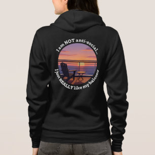 Introverted Cruiser Balcony Hoodie