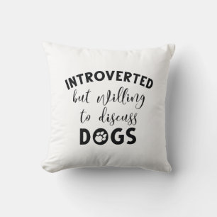 Introverted Dogs Cushion