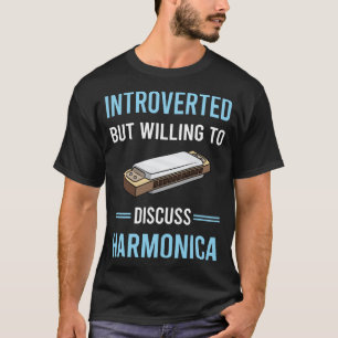 Introverted Harmonica Mouth Organ T-Shirt