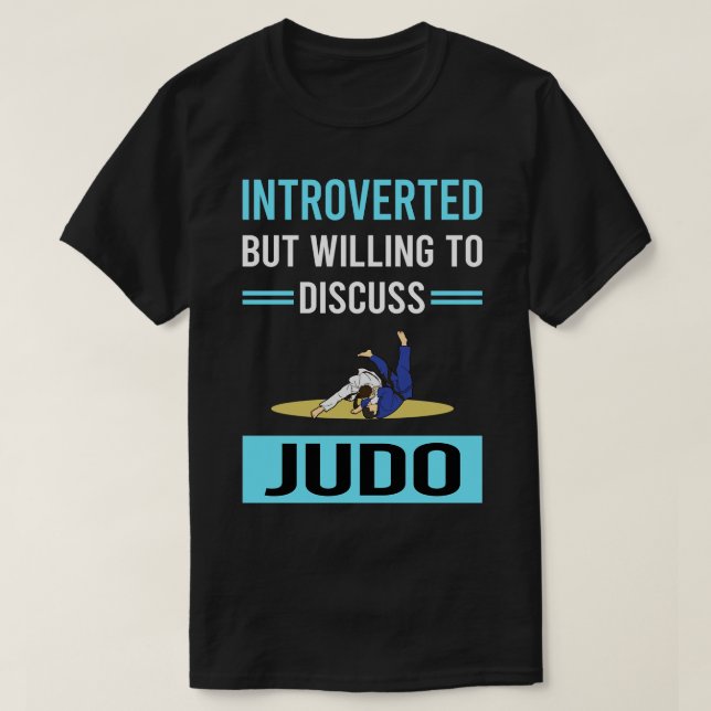 Introverted Judo T-Shirt (Design Front)