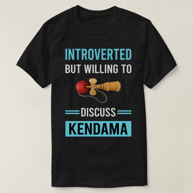 Introverted Kendama T-Shirt (Design Front)