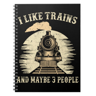 Introvertet Train Lover Locomotive Trainspotter Ra Notebook