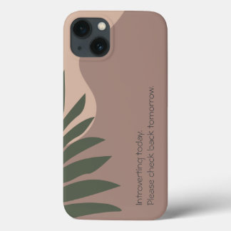 Introverting Today Smartphone Case with Minimalist