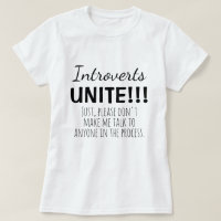 Introverts Unite Without Talking Funny Quote