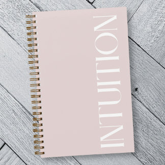 "Intuition" Journal In Pink