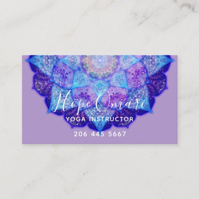 Intuition Mandala Business Card (Front)