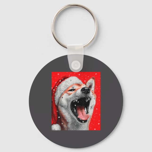 Inu Shiba Adventures Key Ring (Front)