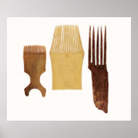 Inuit combs, from Northwest American coast
