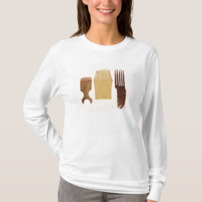 Inuit combs, from Northwest American coast T-Shirt (Front)