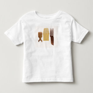 Inuit combs, from Northwest American coast Toddler T-Shirt