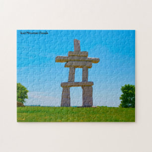 Inuit Monument Canada Monument Jigsaw Puzzle