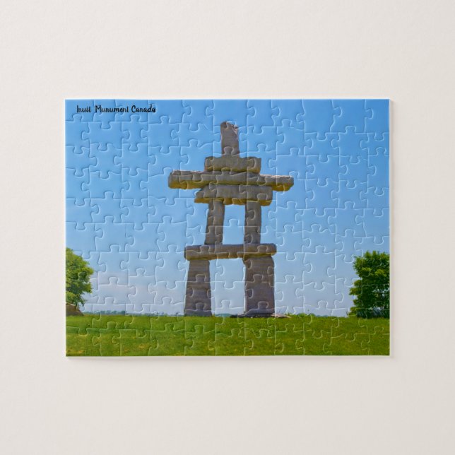 Inuit Monument Canada Monument Jigsaw Puzzle (Horizontal)