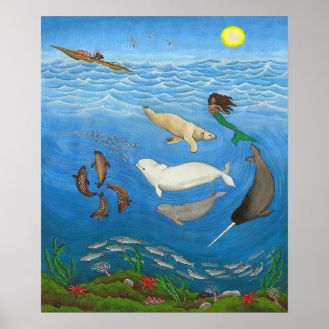 Inuit Myth Painting Prints (Front)