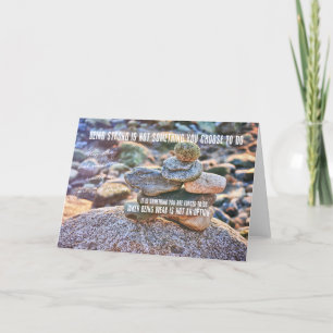 INUKSHUK IN STONE Greeting Card