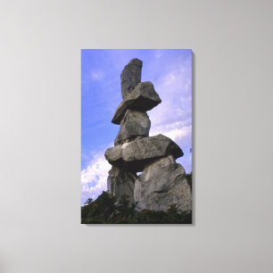 Inukshuk, Northwest Territories, Canada Canvas Print