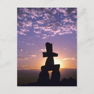 Inukshuk Northwest Territories, Canada Postcard