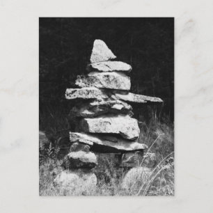 Inukshuk Stands Strong Postcard